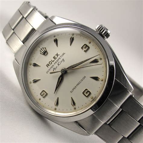 rolex air-king 5500 oyster quadrante avorio|rolex air king 40mm.